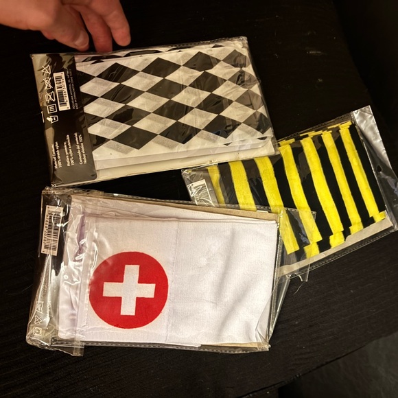 Yellow and Black thigh High nylons Comfortable Everyday Wear - Picture 2 of 3